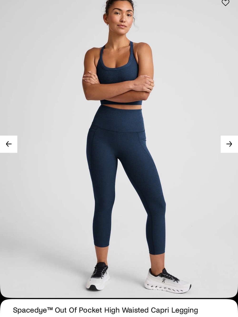 Beyond Yoga High Waisted Out of Pocket Capri Legging